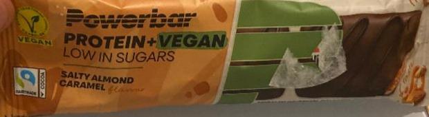 Фото - Protein + vegan salty almond caramel flavour PowerBar