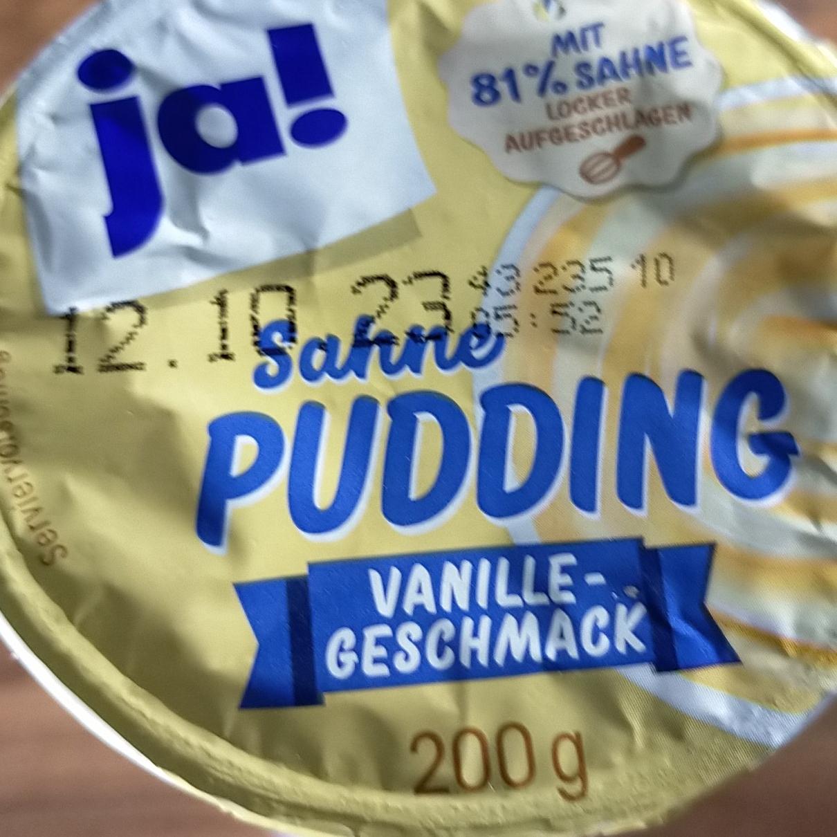 Фото - Sahne pudding Vanille-Geschmack Ja!