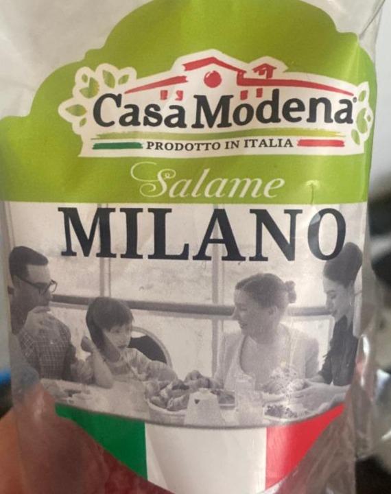 Фото - Ковбаса сирокопчена Salame Milano Casa Modena