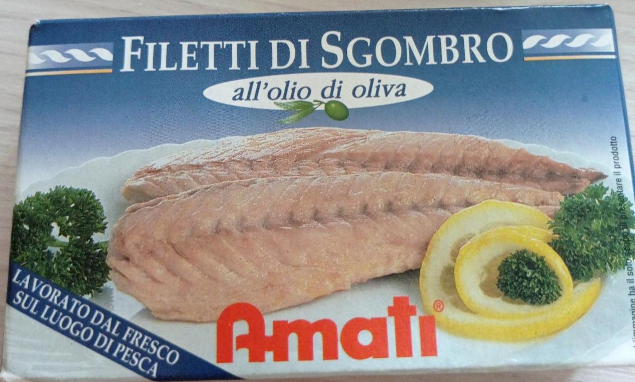 Фото - Filetti di sgombro all'olio di oliva Amati