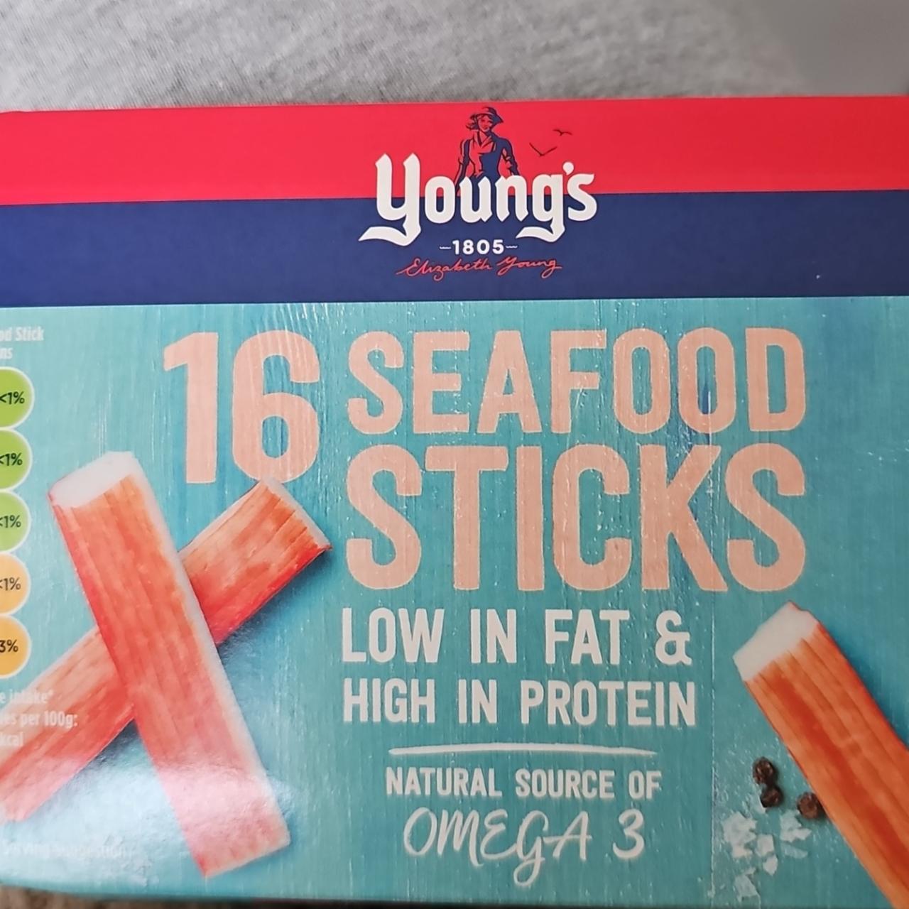 Фото - Крабові палички 16 Seafood Sticks Young's