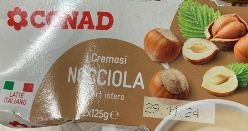 Фото - Yogurt intero i cremosi nocciola Conad