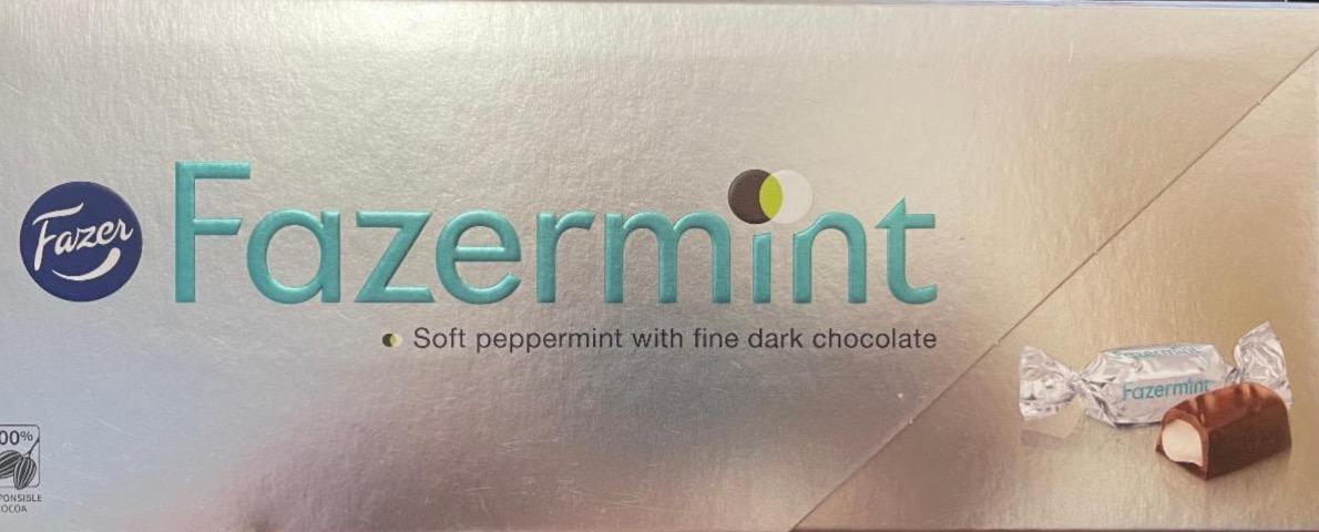 Фото - Fazermint soft peppermint with fine dark chocolate Fazer