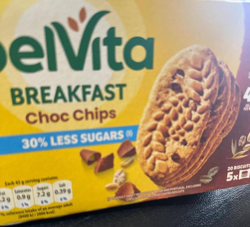 Фото - Breakfast choc chips BelVita