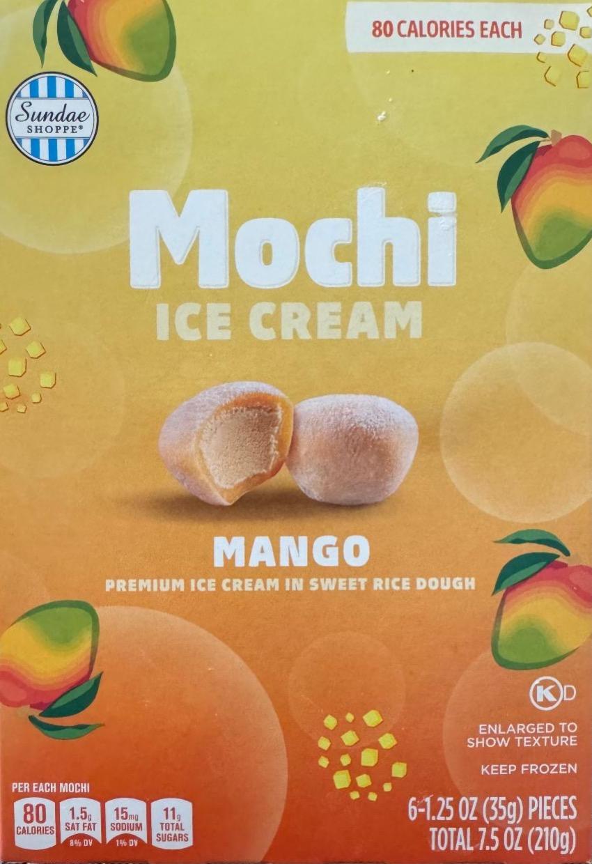 Фото - Mochi ice cream mango Sundae