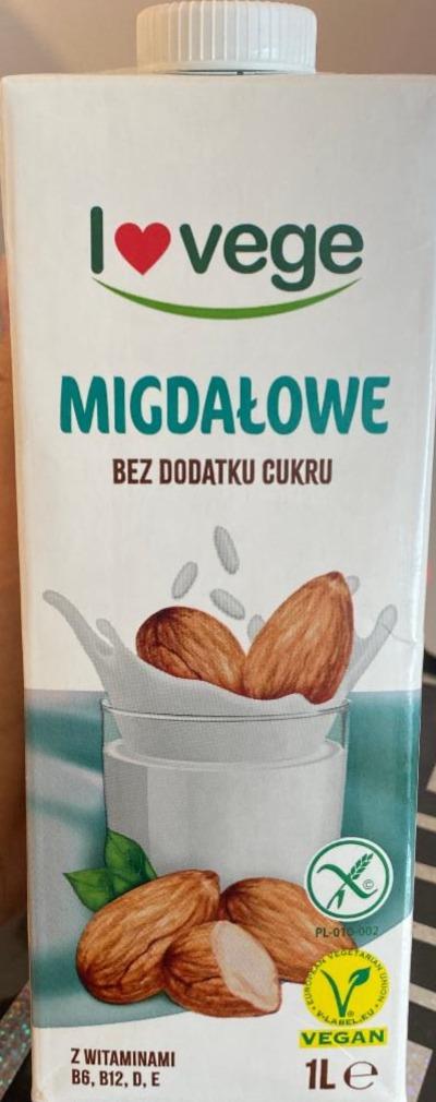 Фото - Напій мигдалевий без цукру Migdalowe I Love Vege Sante