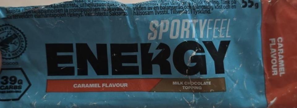 Фото - Energy bar caramel Sportyfeel