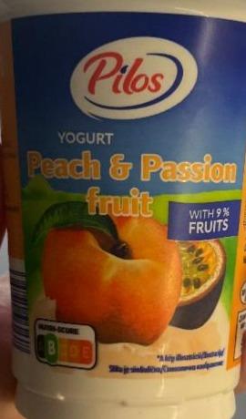 Фото - Yoghurt peach & passion fruit Pilos