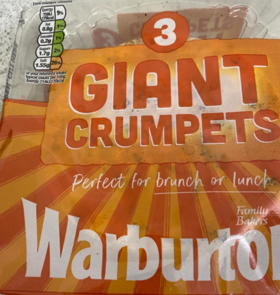 Фото - Giant crumpets Warburtons