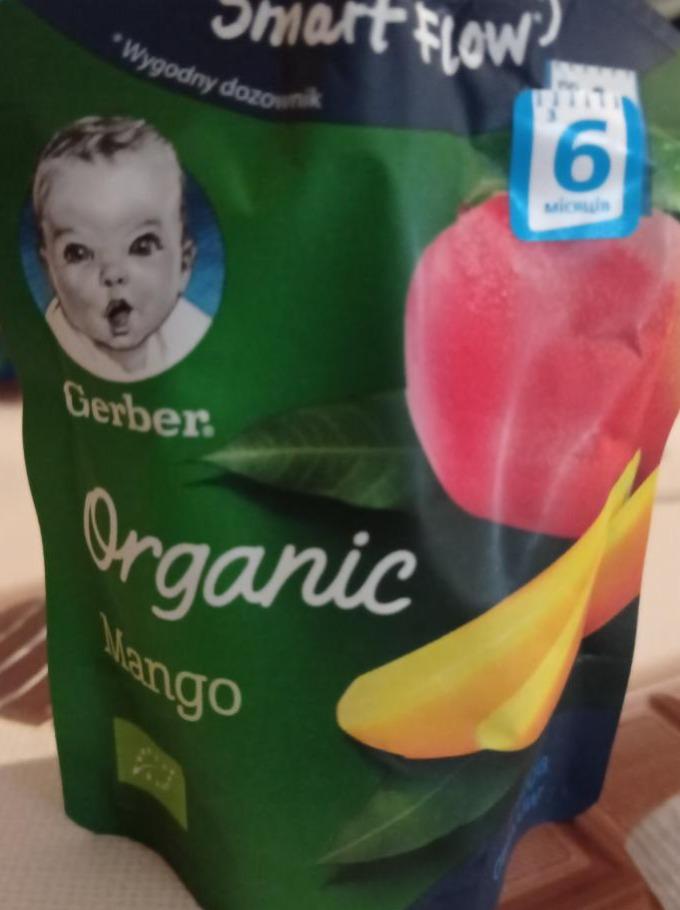 Фото - Фруктове пюре зі смаком манго Gerber Organic