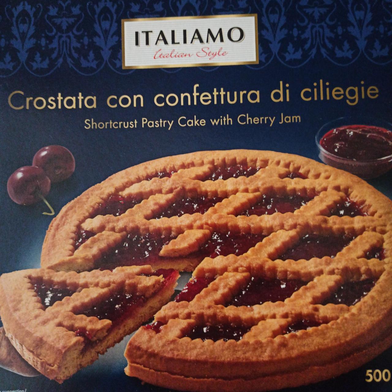 Фото - Crostata con confettura di ciliegie Lidl Italiamo