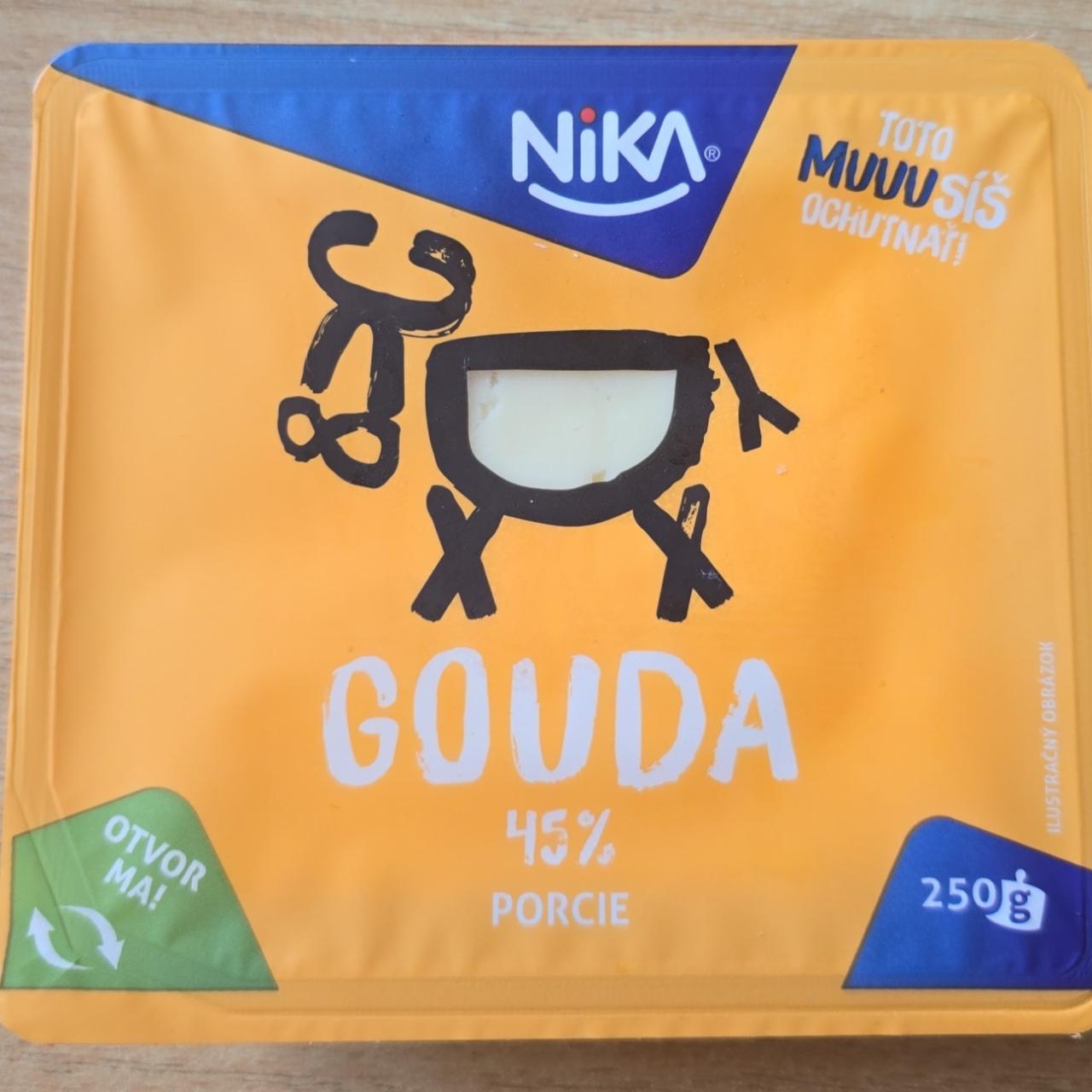 Фото - Сир твердий 45% Gouda Nika