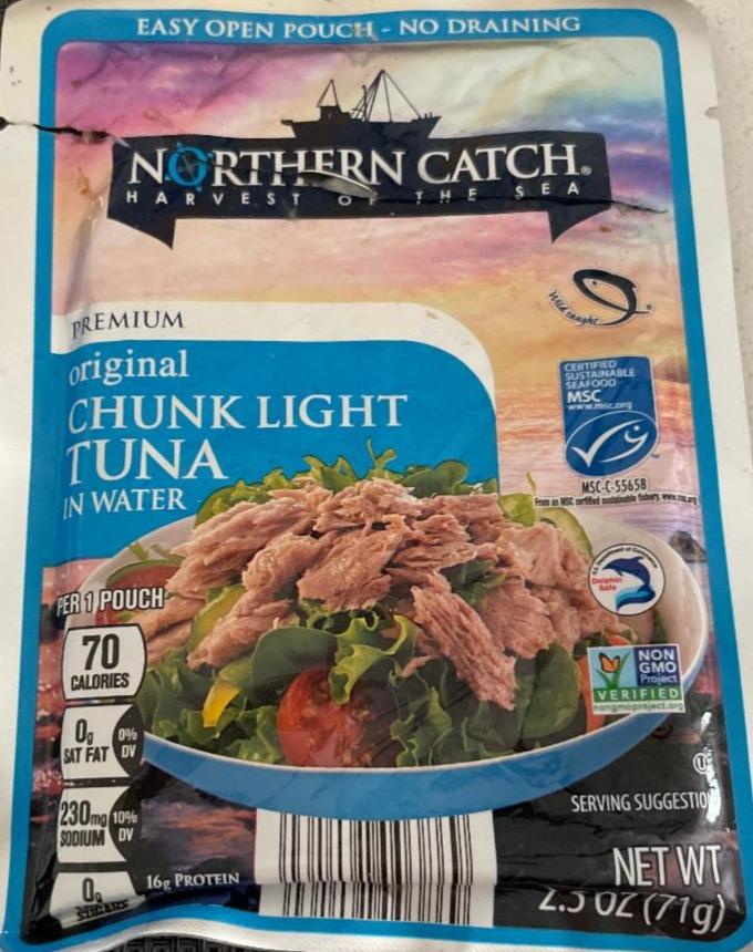 Фото - Chunk light tuna in water Northern catch