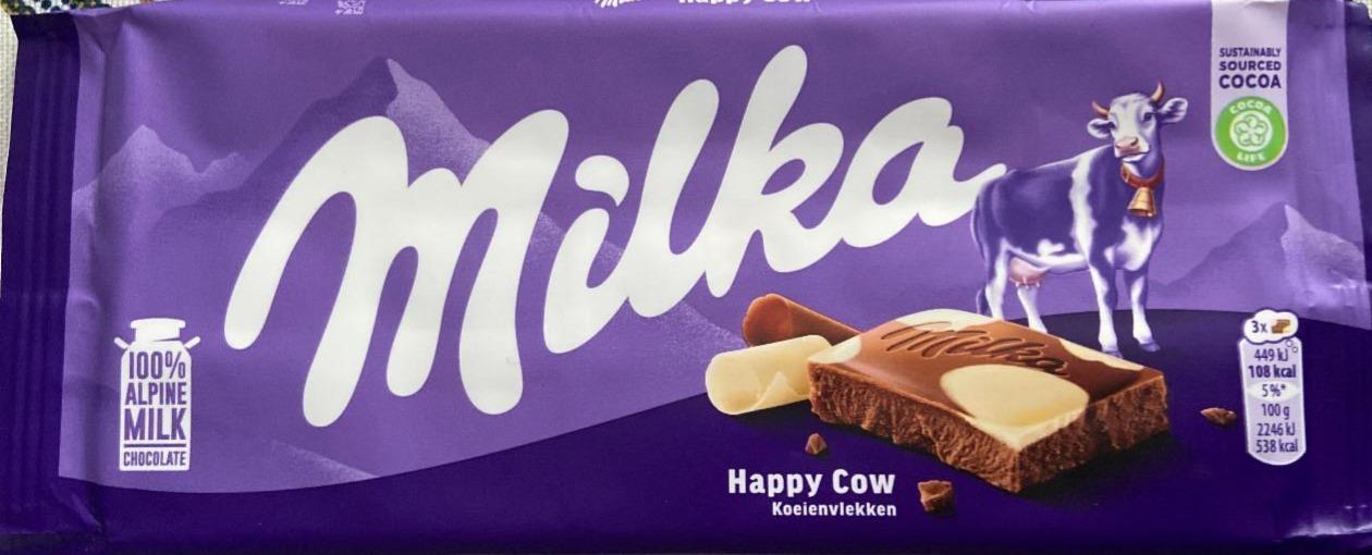 Фото - Молочний шоколад happy cow Milka