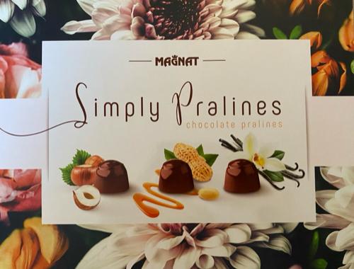 Фото - Цукерки праліне simply pralines з начинкою зі смаком фундука Magnat