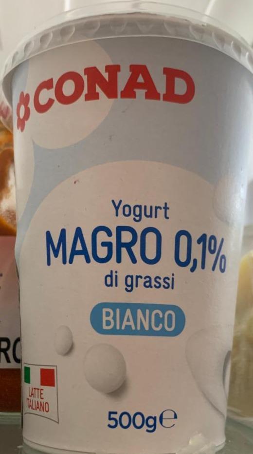 Фото - Yogurt magro 0.1% di grassi bianco Conad