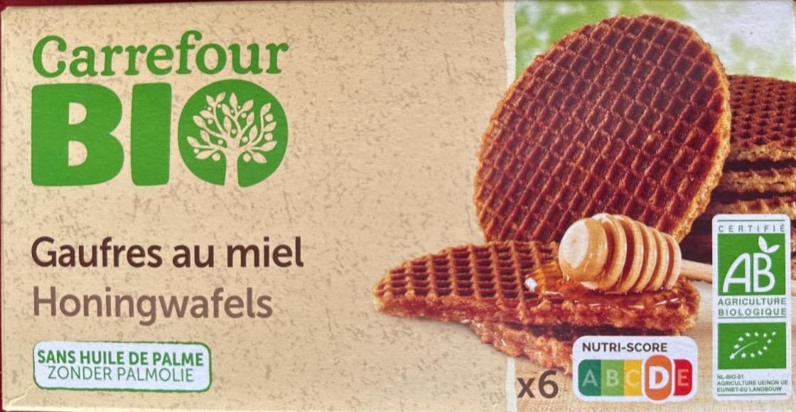 Фото - Gaufres au miel honingwafels Carrefour Bio