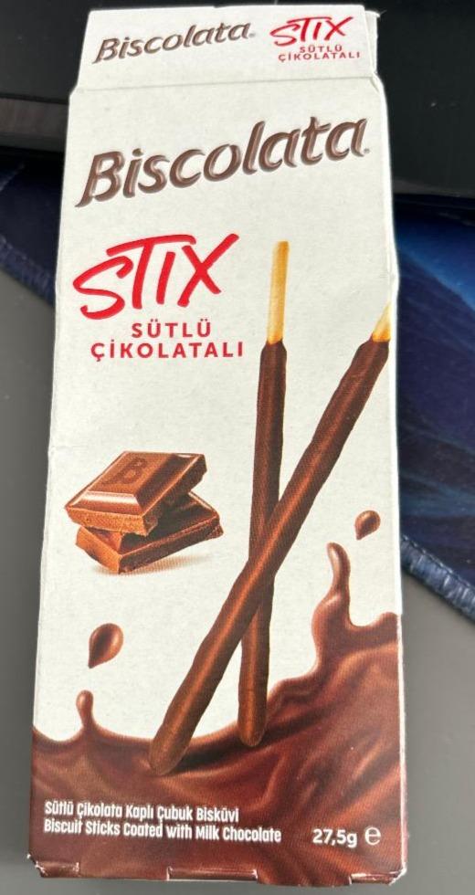 Фото - Соломка Biscolata Stix Milky в молочному шоколаді Biscolata