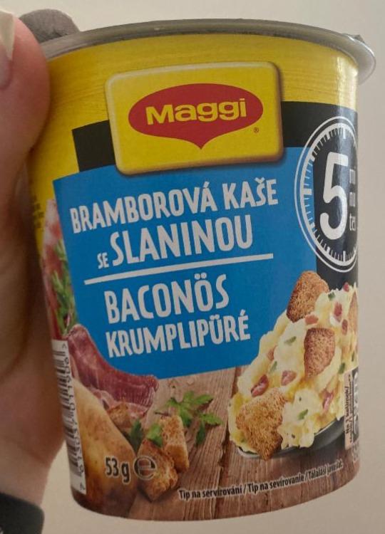 Фото - 5min bramborová kaše se slaninou Maggi