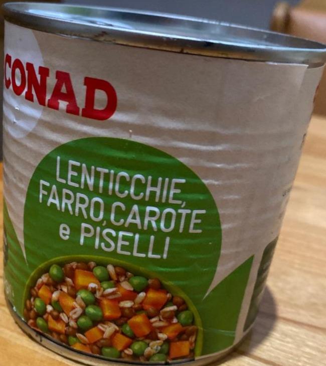 Фото - Lenticchie Farro,Carote e Piselli Conad