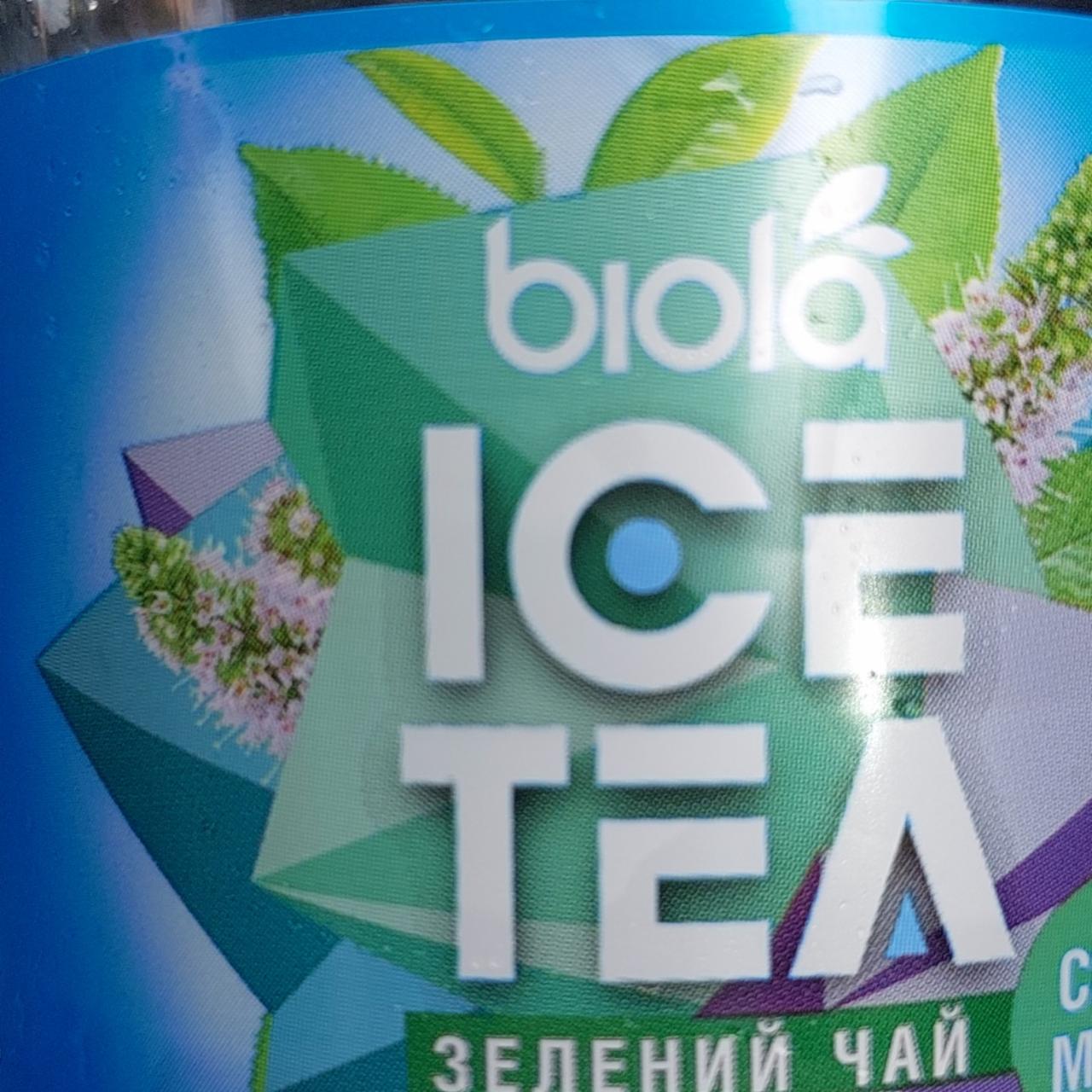 Фото - Чай холодний зелений М'ята Ice Tea Biola