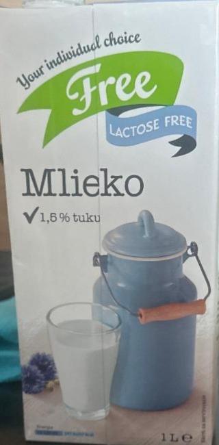 Фото - Free Lactose Free Mlieko 1.5% tuku Billa