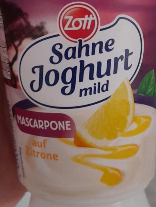 Фото - Sahne jogurt mild mascarpone auf zitrone Zott