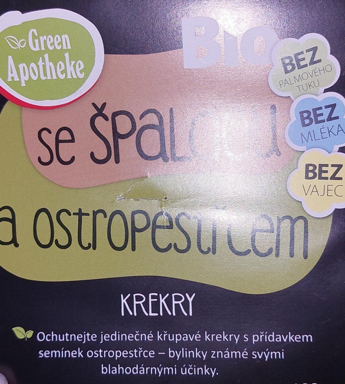 Фото - Bio krekry se špaldou a ostropestřcem Green Apothek