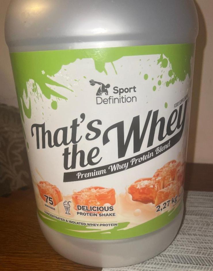 Фото - Протеїн Whey Protein Trat's the Whey Sport Definition