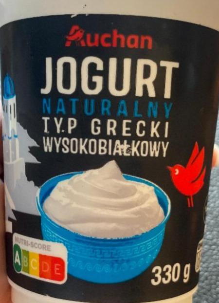 Фото - Jogurt naturalny typ grecki wysokobialkowy Auchan