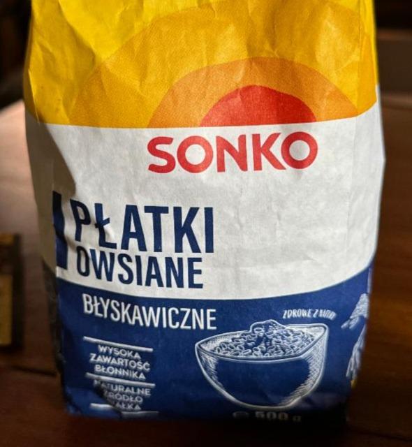 Фото - Płatki owsiane błyskawiczne Sonko