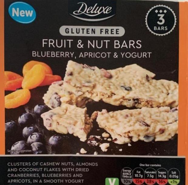 Фото - Fruit&nut bars blueberry apricot yoghurt Deluxe