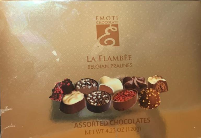 Фото - La Flambée belgické pralinky Emoti chocolate