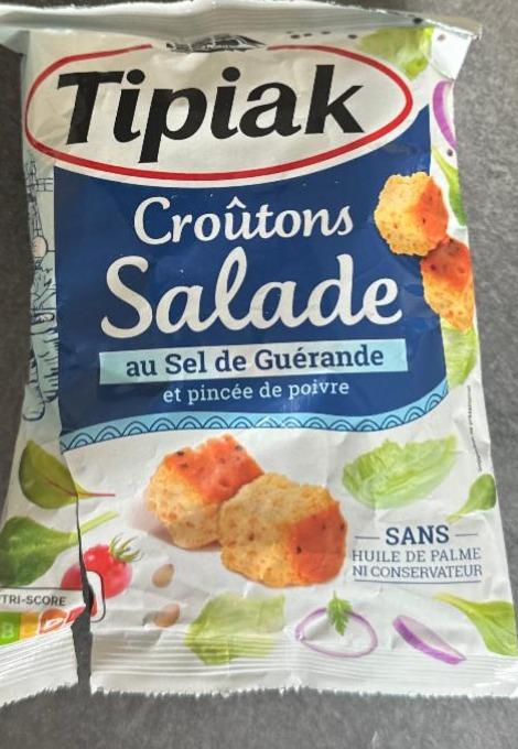 Фото - Croûtons salade au sel de Guérande et pincée de poivre Tipiak