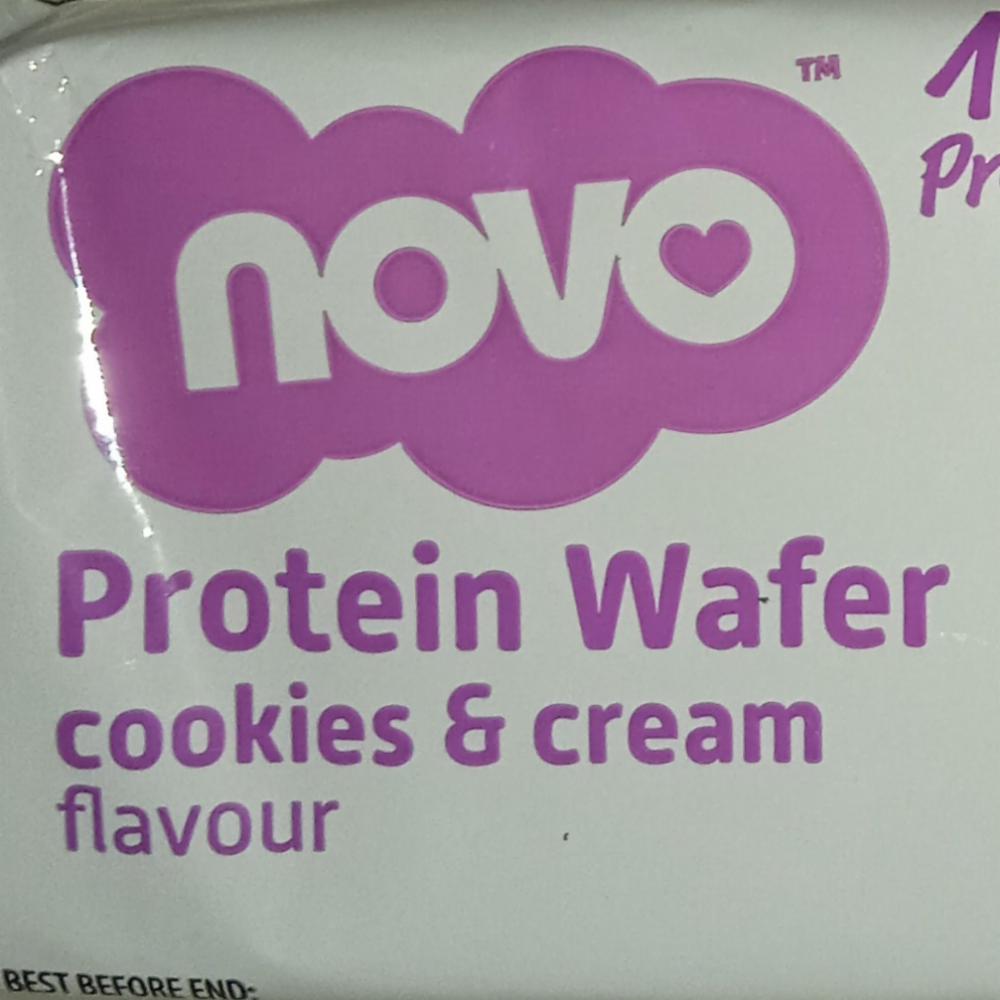 Фото - Protein Wafer Cookies & Cream Flavour Novo