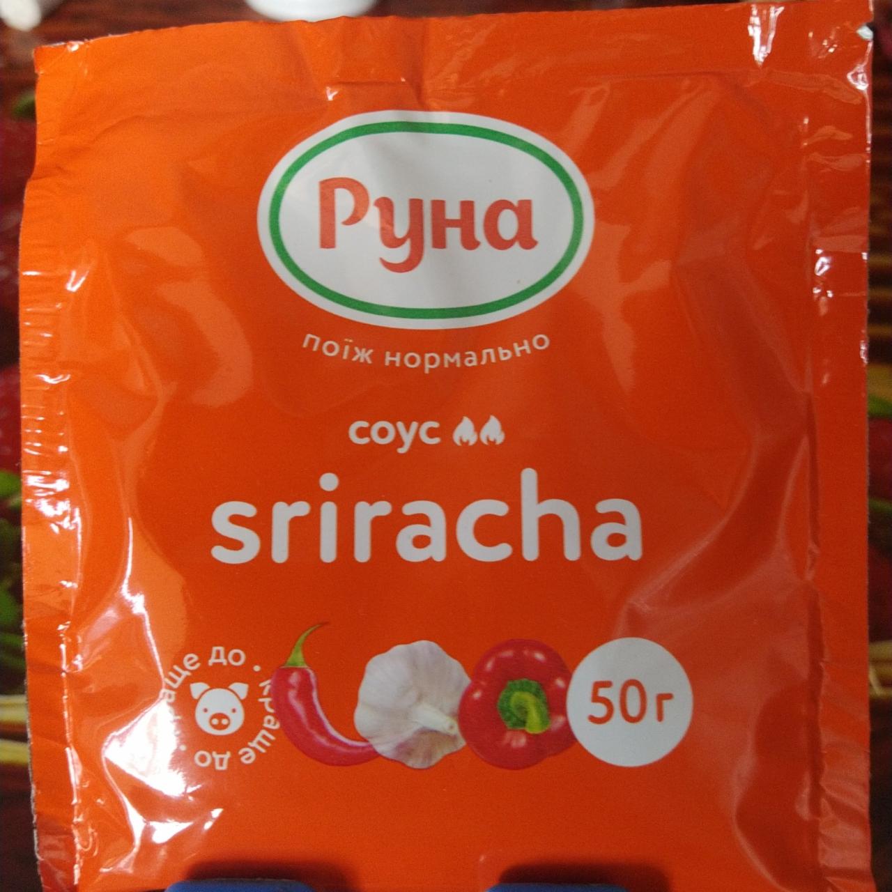 Фото - Соус Sriracha Руна