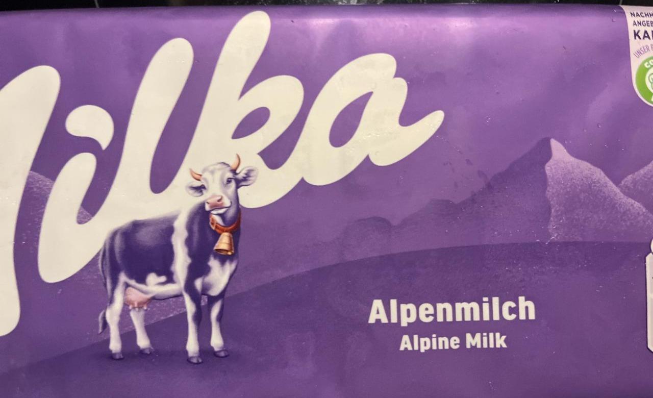 Фото - Alpenmilch alpine milk Milka