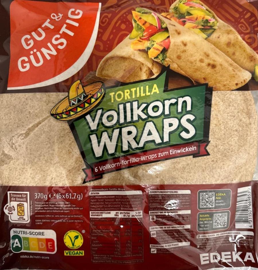 Фото - Tortilla vollkorn wraps Gut&Günstig