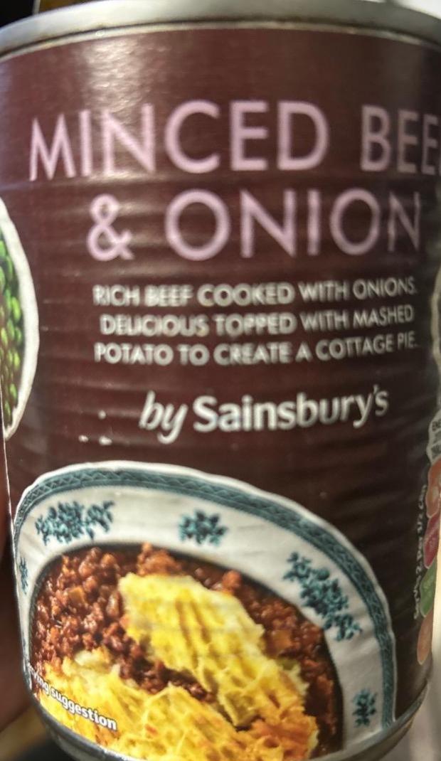 Фото - Minced beef onions by Sainsbury's