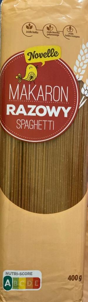 Фото - Makaron razowy Spaghetti Novella