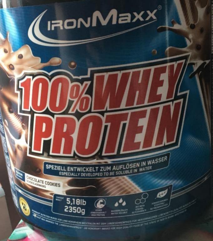 Фото - Протеїн 100% Whey Protein Шоколадне печиво IronMaxx