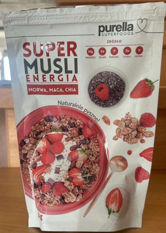 Фото - Super Musli Energia morwa maca chia Purella Superfoods