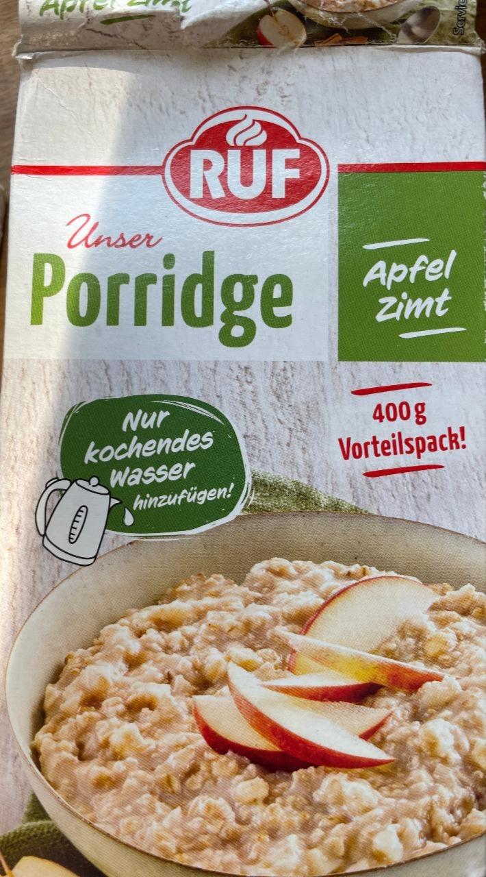 Фото - Porridge Apfel Zimt RUF