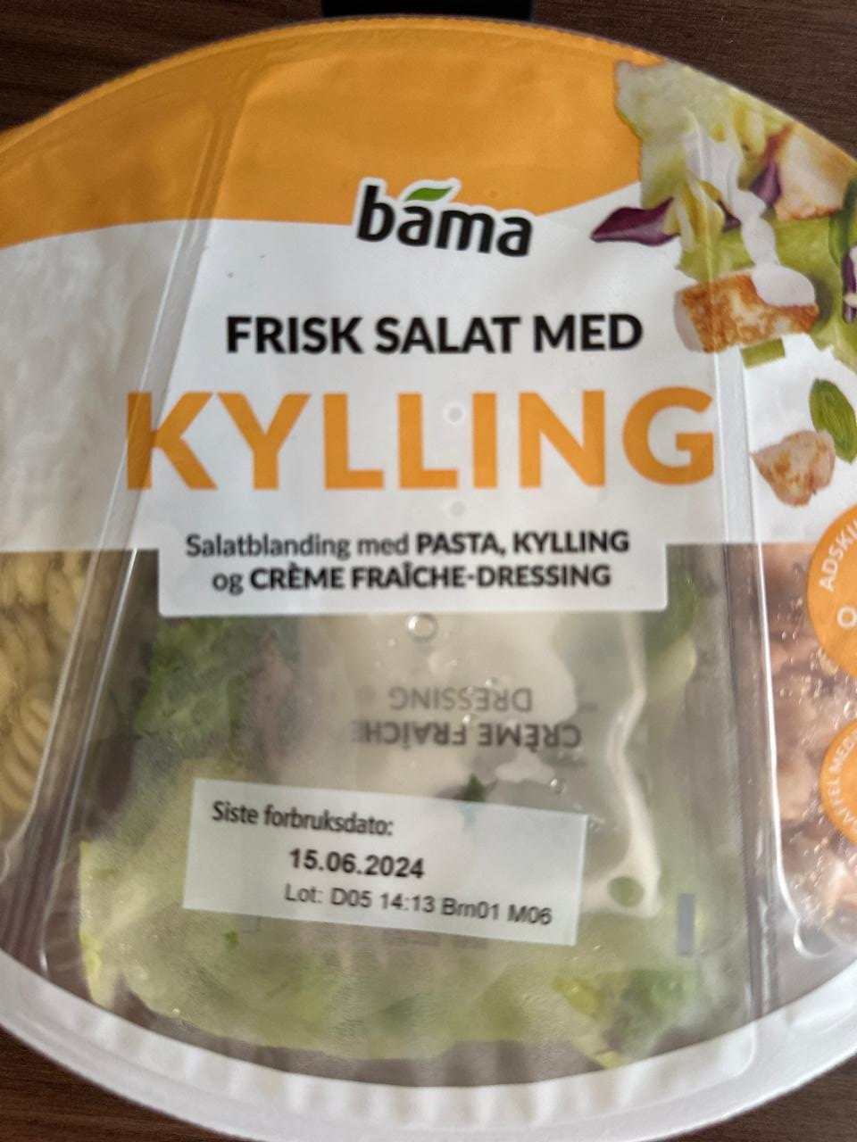 Фото - Frisk Salat Med Kylling Bama