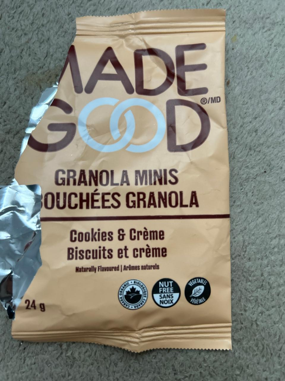 Фото - Granola Minis Cookies & Creme Made Good