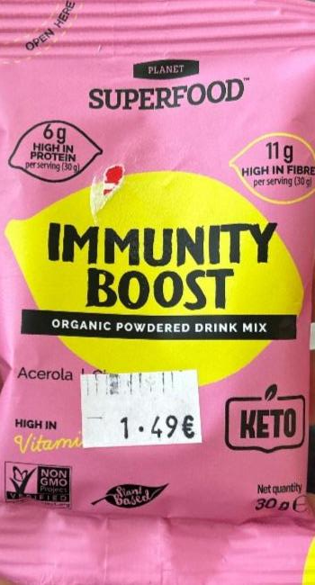 Фото - Immunity Boost organic powdered drink mix Superfood