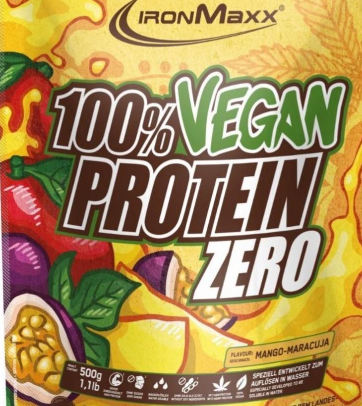 Фото - 100% Vegan protein zero mango-maracuja IronMaxx