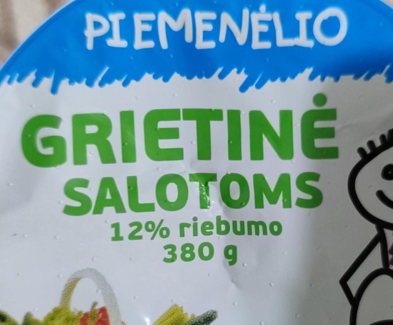 Фото - Grietine salotoms 12% riebumo Piemenėlio