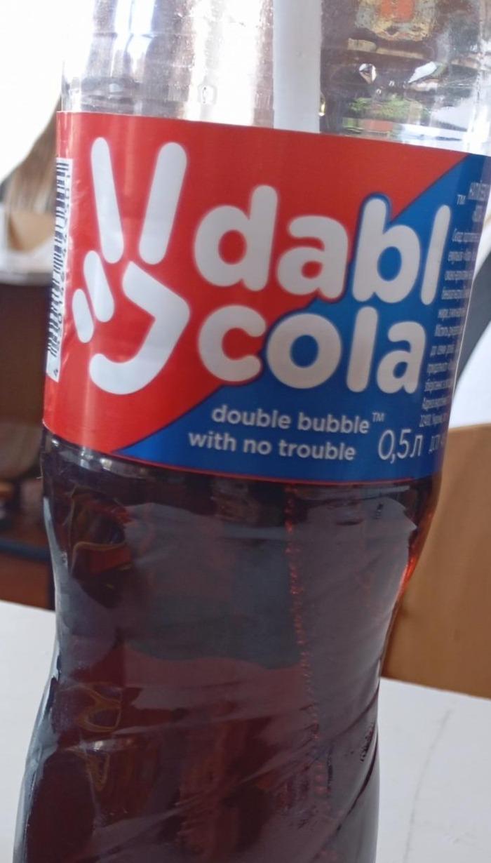 Фото - Напій безалкогольний сильногазований низькокалорійний Кола Dabl Cola