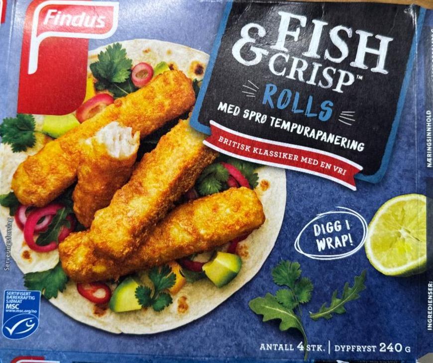 Фото - FIsh & Crisp Rolls Findus